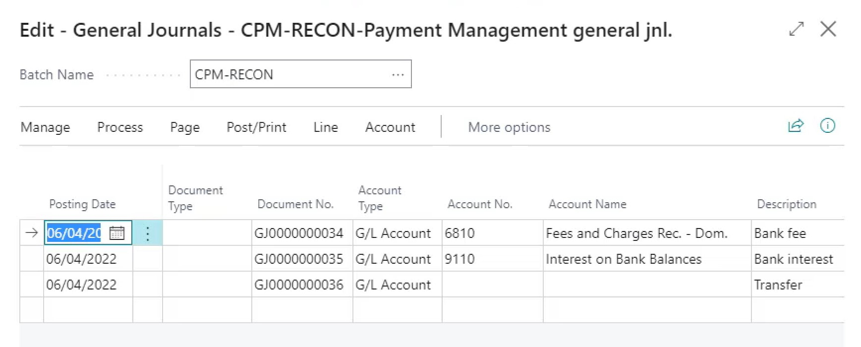 PM_bank acc recon_general journal