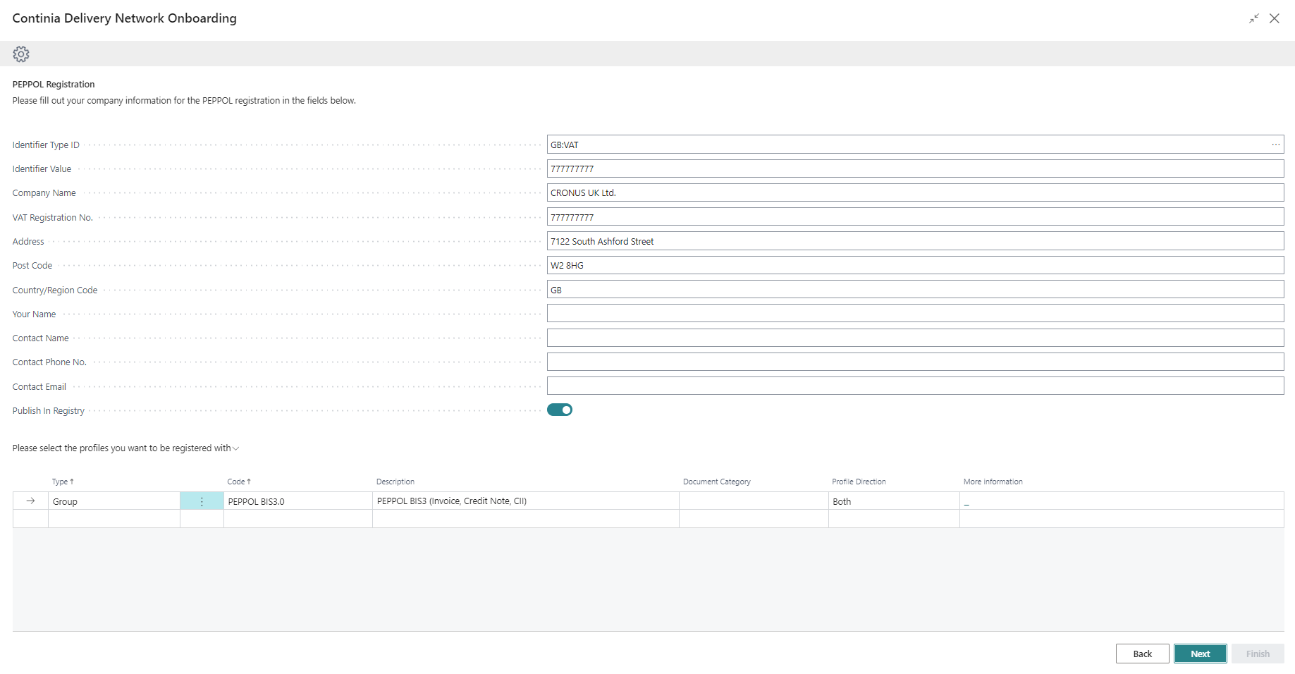 DC eDocuments CDN onboarding