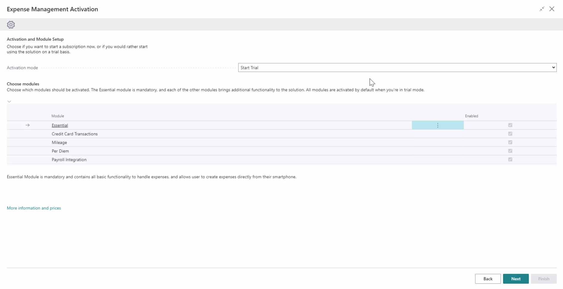 Activate Expense Management