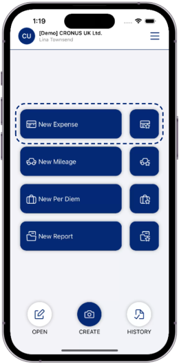Expense Mobile App_new expense