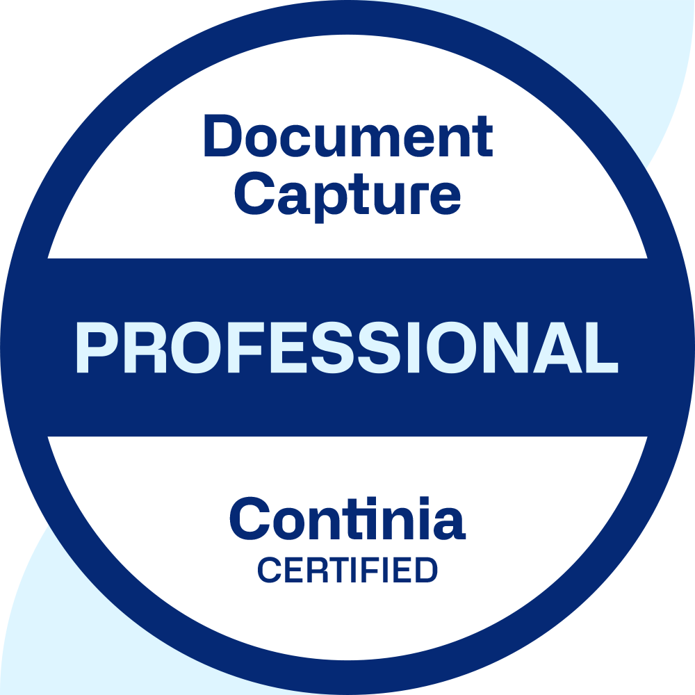 Continia Document Capture Professional User Badge